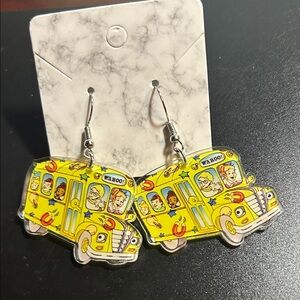 Yellow School Bus Earrings